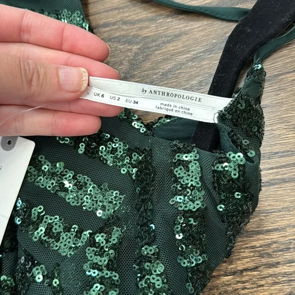 anthropologie green sequin dress Gardenia Mint Green Strapless Ruffle Maxi Dress With Corsage – Club L  London main image 0